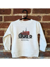 Red Tractor "Drive" Long Sleeve Tee  - Beige