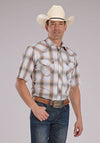Roper Men's Snap Woven plaid