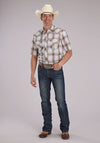 Roper Men's Snap Woven plaid