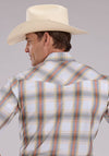 Roper Men's Snap Woven plaid