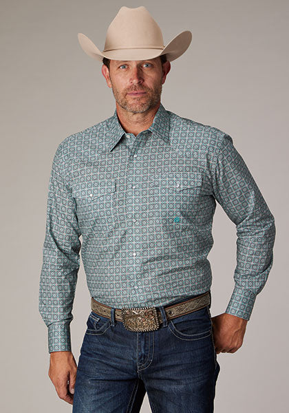 Roper Men Silver Spring Foulard