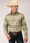 Roper Men Cowboy Rugby Horizontal Print