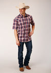 Roper Men Independence Plaid - Short Sleeve