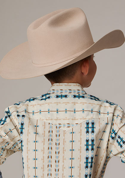 Roper Boy Vertical Aztec Stripe