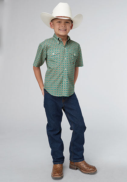 Roper Boy's Sedona Foulard Print