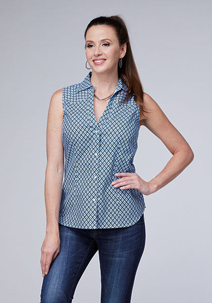 Roper Women Blue Foulard