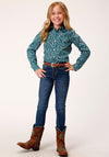 Roper Girls Amarillo Button Down Paisley