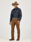 Wrangler Mens Cowboy Cut Jean Slim Fit - Black Whiskey