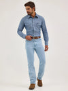 Wrangler Mens Cowboy Cut Jean Slim Fit - Bleach