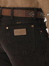 Wrangler Mens Cowboy Cut Jean Slim FIt - Black Chocolate