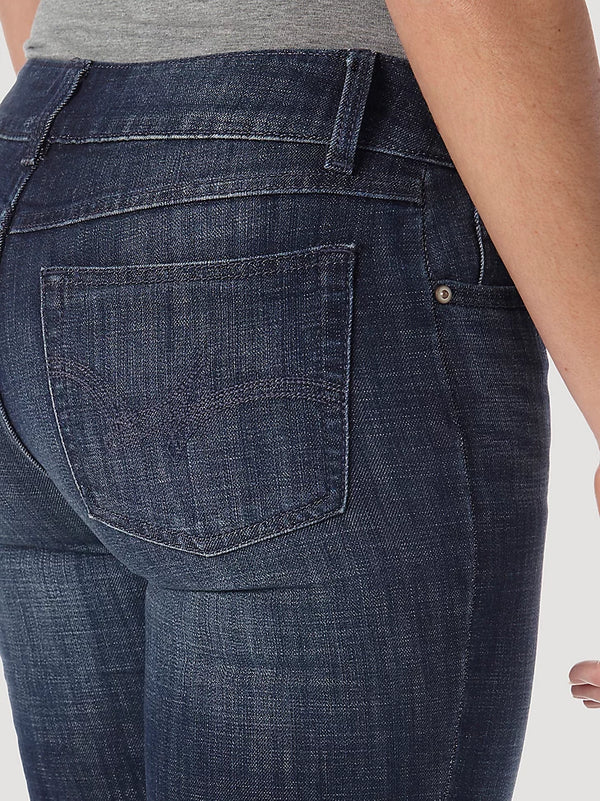 Wrangler Mid Rise Jean - DS Wash