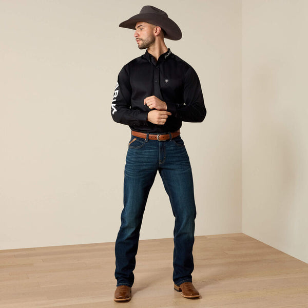 Ariat Mens Team Logo Twill Fitted Fit