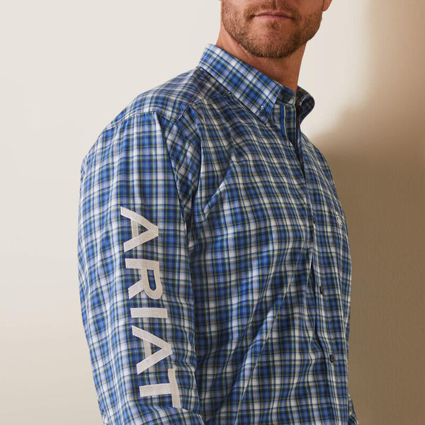 Ariat Pro Series Team Samson Classic Fit Shirt - Blue