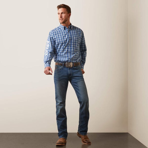 Ariat Pro Series Team Samson Classic Fit Shirt - Blue