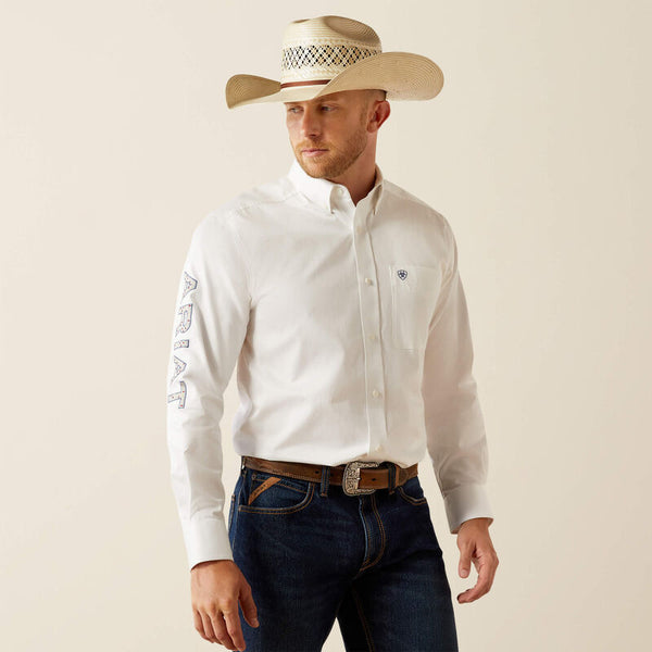 Ariat Men's Team Logo Twill Classic Fit Shirt