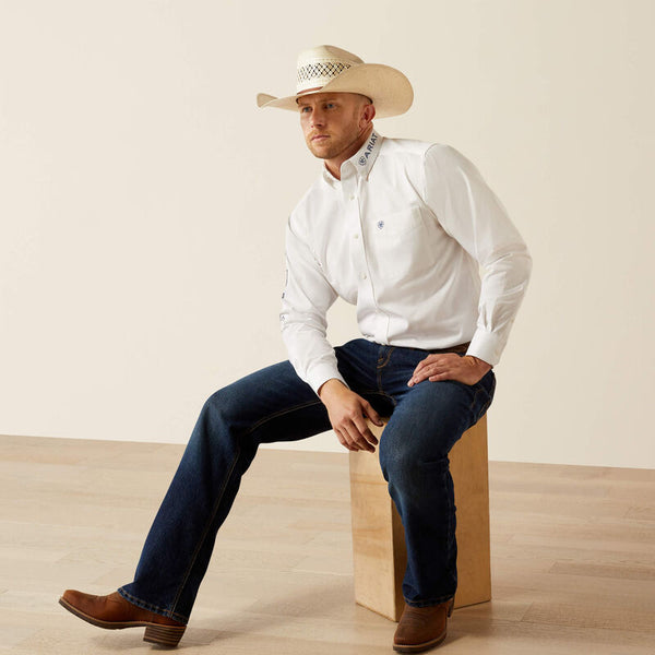 Ariat Men's Team Logo Twill Classic Fit Shirt