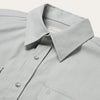 Stetson Men's Brushed Twill Shirt Slate Green