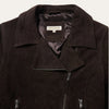 Steson Women Suede Fringe Motorcycle Jacket