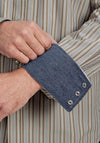 Stetson Men Ticking Dobby Stripe