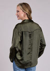 Stetson Olive Satin Blouse