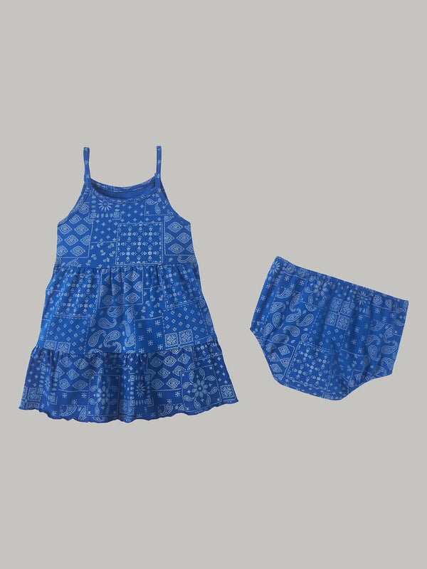 Wrangler Bandana Tank Tiered Dress