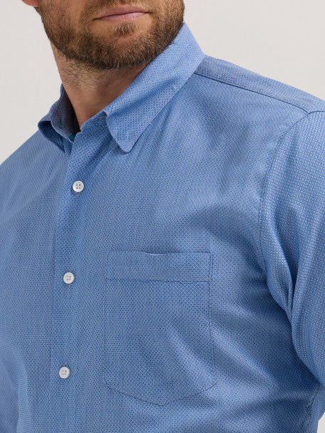 Wrangler Men's Cody Johnson One Pocket  Button Down Shirt