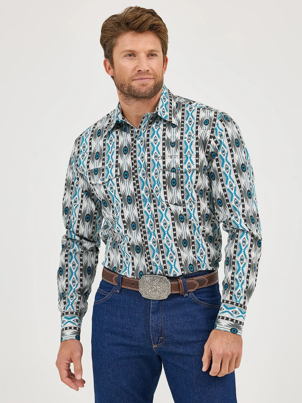 Wrangler Men's Checotah Western Snap