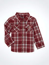 Wrangler Boy's Western Plaid Shirt
