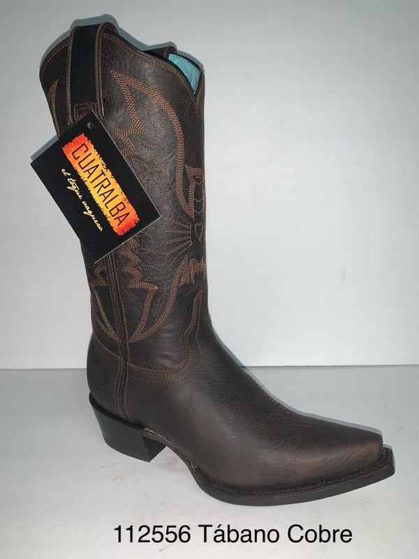 Cuatralba Alma Western Tabano Cafe Women Boot