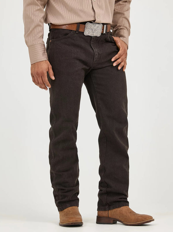 Wrangler Mens Cowboy Cut Jean Original Fit - Black Chocolate