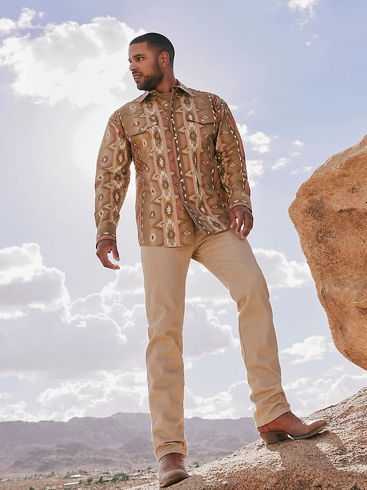 Calça wrangler masculina importada cowboy best sale cut original fit estonada