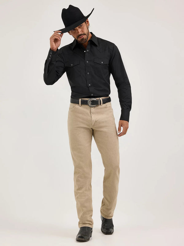 Wrangler Mens Cowboy Cut Jean Original Fit - Tan