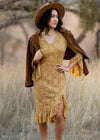 Women's Zena Dress in Honey