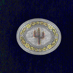 Nocona Copper Cactus Buckle