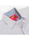 Rodeo Men's Short Sleeve Pearl Snap Print Shirt