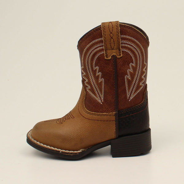Ariat Evan Style Lil' Stompers Toddler Boots - Brown