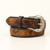 Ariat Ladies Belt 1 1/2 Calf Hair Overlay Brown