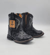 Hooch Baby Boot Ostrich Print