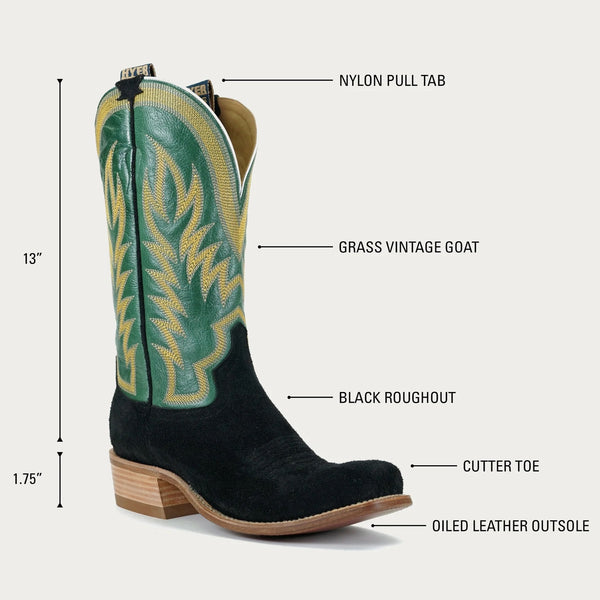 Hyer Culver Boot - Black Grass