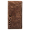 Hooey "Classic" Smooth Brown Rodeo Wallet