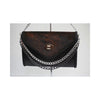 Litza Flap Purse w/Cowhide - Dark Brown