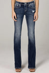 Miss Me Mid Rise Boot Cut Jean - Cross