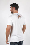 Men's Modern Fit Cotton Stretch Horse-Rider Print Tee