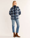 Pendleton Women's Boyfriend Board Shirt - Blue Mix Ombre