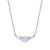 Refined Grace Opal Crystal Necklace