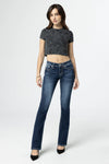 Miss Me Aztec Bull Mid-Rise Boot Cut