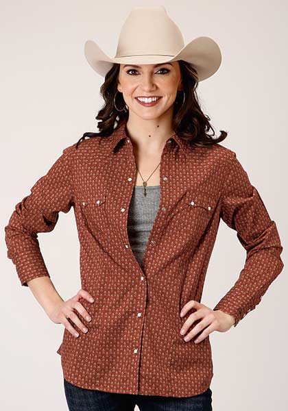 Solid Royal Women's Shirt by Roper® – Stone Creek Western Shop