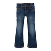 Wrangler Girls Premium Patch Low Rise Jeans - Medium Blue