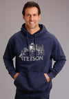 Stetson Hoodie Blue