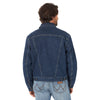 Wrangler Mens Retro Sherpa Lined Western Denim Jacket - Dusty Blue